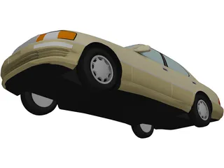 Lexus 400 (1993) 3D Model preview