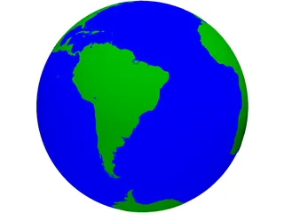 Globe 3D Model preview