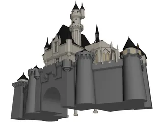 Castle 3D Model preview