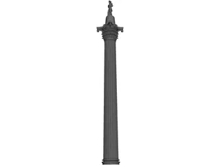 Nelsons Column 3D Model preview