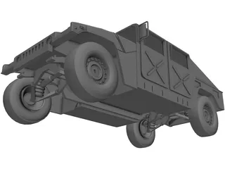 Humvee 3D Model preview