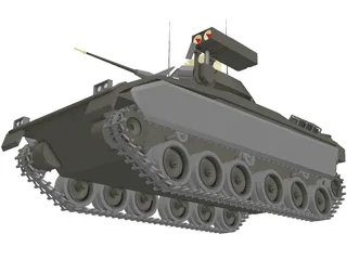M3 Bradley 3D Model preview