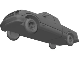 Chevrolet S10 Extended Cab Pickup (1996) 3D Model preview