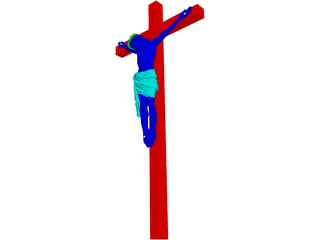 Crucifix 3D Model preview