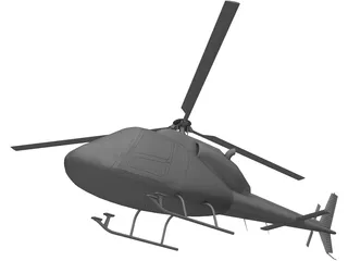 Eurocopter AS-355 Ecureuil 2 3D Model preview