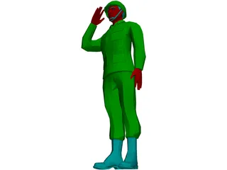 Soldier 3D Model preview