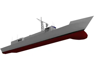 FFG Oliver Perry 3D Model preview