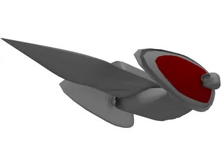 Voinian Spaceship 3D Model preview