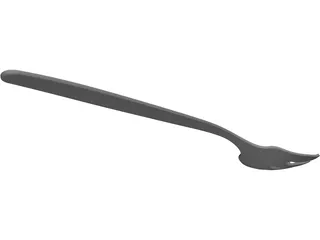 Fork 3D Model preview