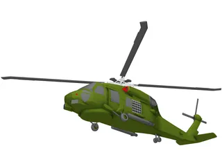 Sikorsky SH-60 Seahawk 3D Model preview