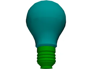Light Bulb 3D Model preview