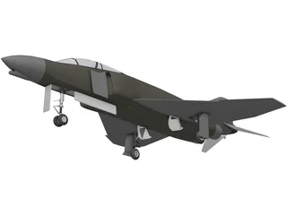F-4 Phantom II 3D Model preview