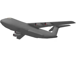 Lockheed C-5G Galaxy 3D Model preview