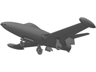 F9F Panther 3D Model preview