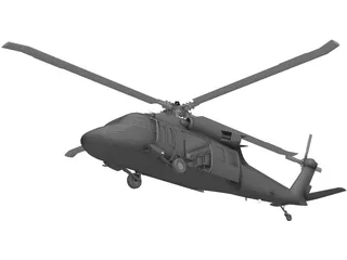 Sikorsky UH-60L Black Hawk [+Interior] 3D Model preview