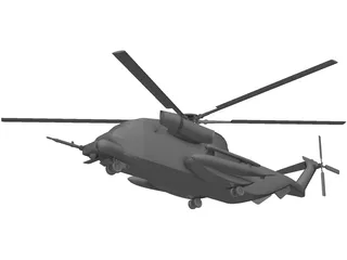 Sikorsky MH-53J Pave Low III 3D Model preview