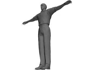 Man 3D Model preview