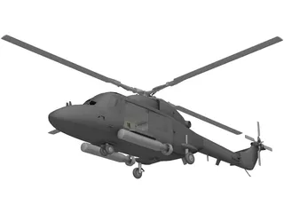 Westland Lynx Mk3 [+Interior] 3D Model preview