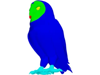 Owl Barn 3D Model preview