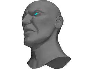 Head Male 3D Model preview