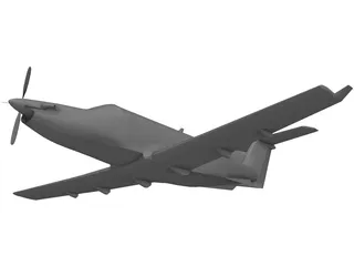 Pilatus PC-12 3D Model preview