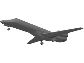 Embraer ERJ 135 3D Model preview