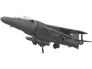 BAE Sea Harrier Mk.2 3D Model preview