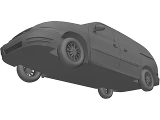 Ford Windstar (2000) 3D Model preview