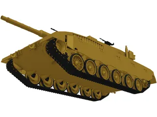 Merkava MK3 3D Model preview