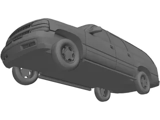 Chevrolet Suburban (2000) 3D Model preview