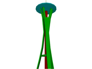 Space Needle 3D Model preview