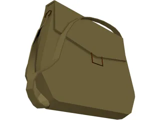 Shoulder Bag 3D Model preview