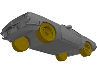 Plymouth Baracuda (1969) 3D Model preview