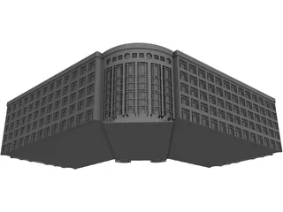 State Building 3D Model preview