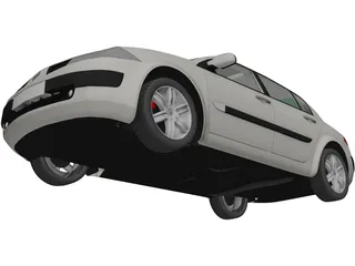 Renault Megane 3D Model preview