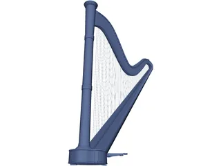 Harp 3D Model preview