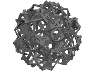 Buckyball 3D Model preview