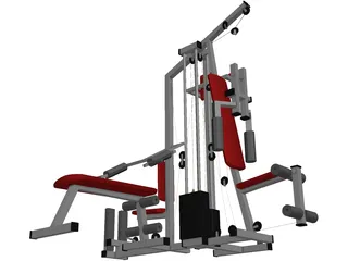 Big Gym 3D Model preview