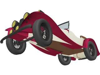Jaguar SS2 3D Model preview
