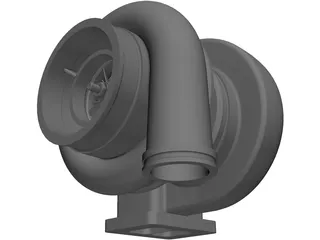 Turbo Charger Mechanism 3D Model preview