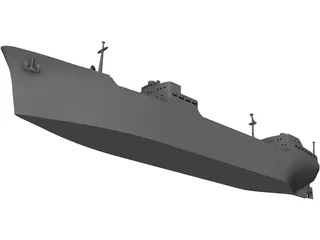 Texaco Tanker 3D Model preview
