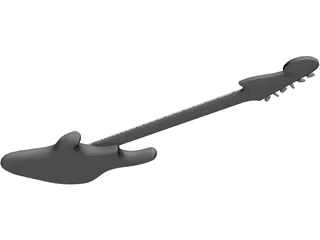 Guitar Electric 3D Model preview