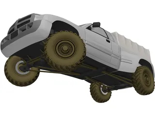 Dodge Pickup 3D Model preview