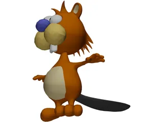 Beaver 3D Model preview