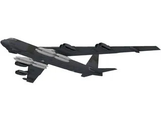 B-52G/H 3D Model preview