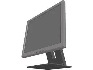 LG TFT Computer Monitor 3D Model preview