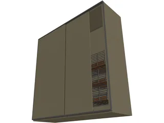 Wardrobe 3D Model preview