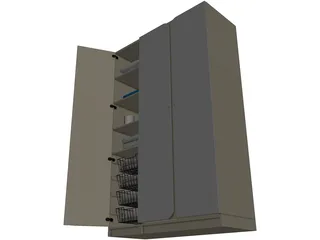Wardrobe 3D Model preview