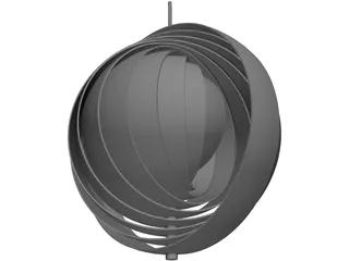 Moon Lamp 3D Model preview
