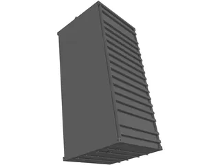 Container Shipping 20ft 3D Model preview